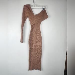 Lovers and Friends Tessa Midi Dress in Camel